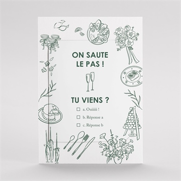 Carte recto-verso - portrait