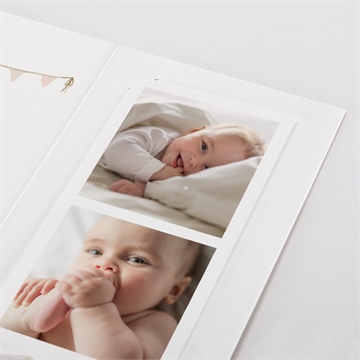 Faire-part naissance une montgolfière - Détail du faire-part