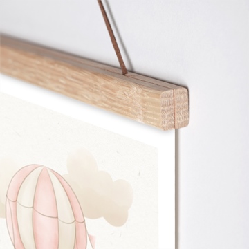 Affiche naissance une montgolfière - Détail de l'affiche