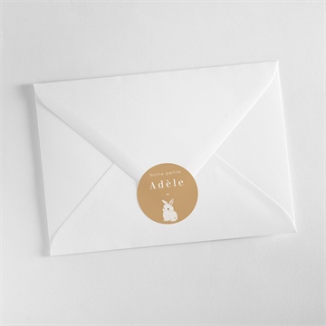 Sticker naissance noël - Mise en situation