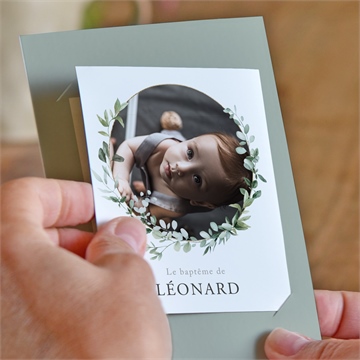 Carte recto-verso - portrait