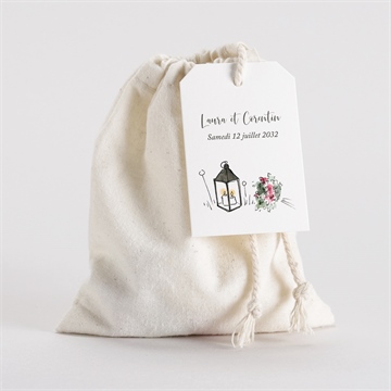 Pochon mariage  jolie devinette