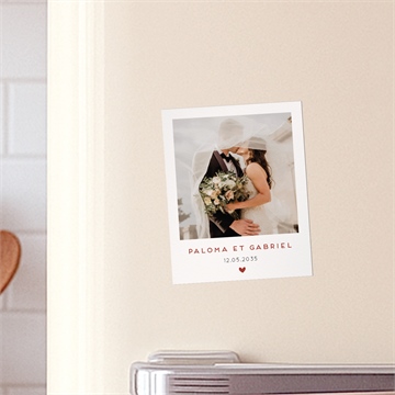 Remerciement mariage champagne - Mise en situation