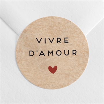 Sticker mariage champagne
