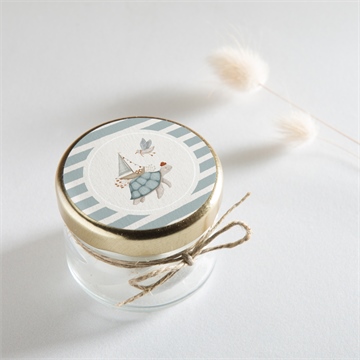 Sticker naissance animaux marins - Mise en situation