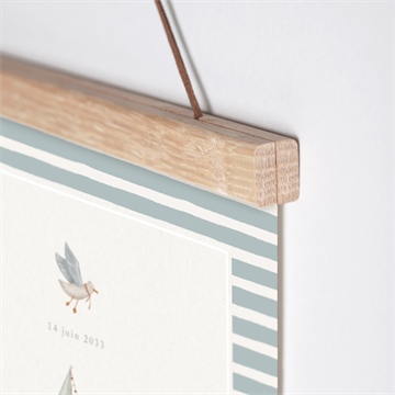 Affiche naissance animaux marins - Détail de l'affiche