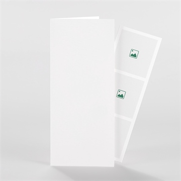 Faire-part de baptême invitation photomaton à créer - Vue d'ensemble