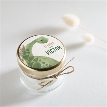 Sticker naissance dinosaure - Mise en situation