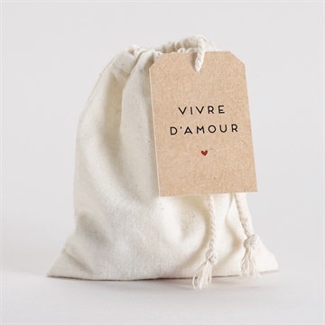 Pochon mariage  champagne