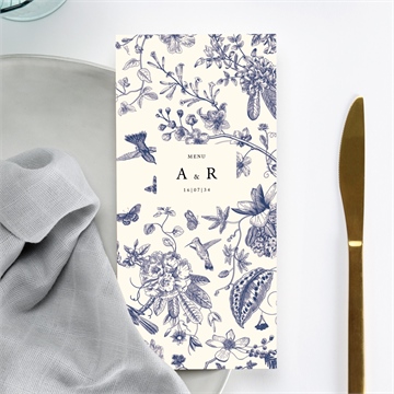 Menu mariage exotique