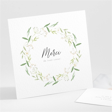 Remerciement naissance marguerite