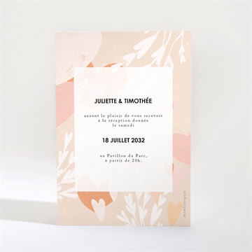 Carton d'invitation mariage love is all