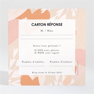 Carton réponse mariage love is all