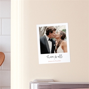 Remerciement mariage love is all - Mise en situation