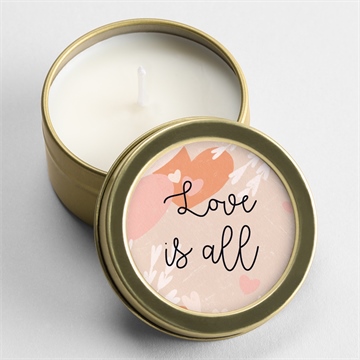 Bougie mariage love is all