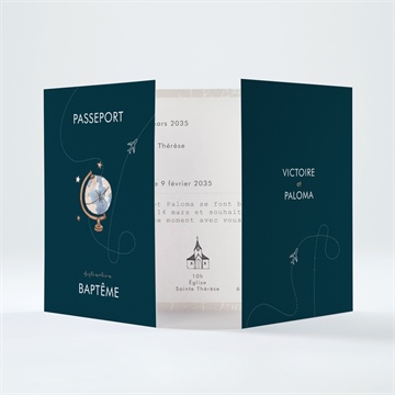 Carte 2 volets - paysage