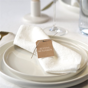 Rond de serviette mariage nature chic programme