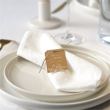 Rond de serviette mariage belle découverte sticker