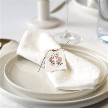 Rond de serviette communion vraie joie argent