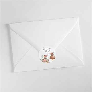 Sticker naissance champignons - Mise en situation