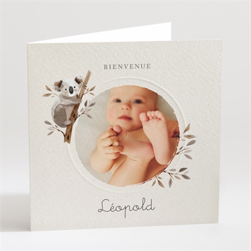 Faire-part naissance mon petit koala
