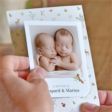 Carte recto-verso - portrait