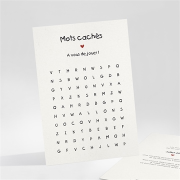 Carte annonce grossesse mots croisés
