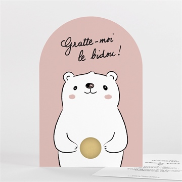 Carte annonce grossesse humour