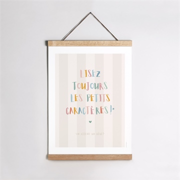 Affiche annonce grossesse originale duo