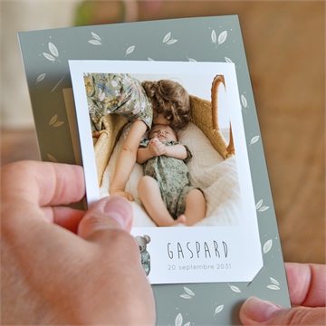 Faire-part naissance koala pyjama duo - Mise en situation