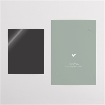 Faire-part naissance koala pyjama duo - Dos du faire-part