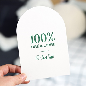 Carte recto-verso - portrait