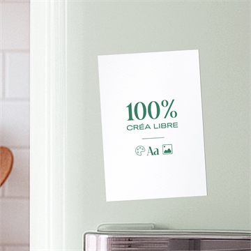 Invitation anniversaire imaginez magnet portrait