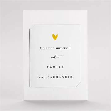 Carte annonce grossesse la famille s'agrandit ! duo