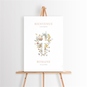 Panneau bienvenue tout en joie - Mise en situation