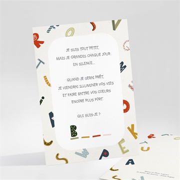 Carte recto-verso - portrait