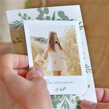 Faire-part communion en grâce duo