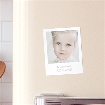 Faire-part communion foi fervente duo - Mise en situation