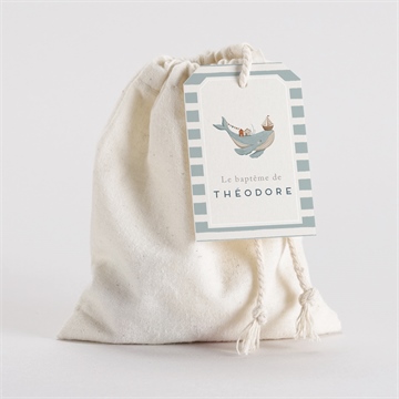 Pochon baptême animaux marins