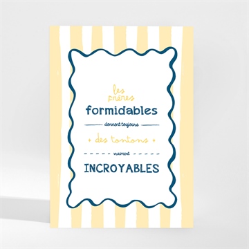 Carte annonce grossesse tonton magnet