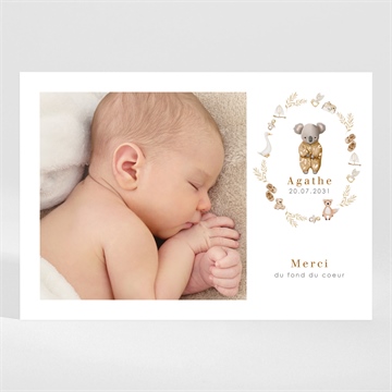 Remerciement naissance bébé koala