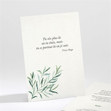 Carte recto-verso - portrait