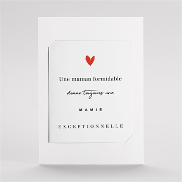 Carte annonce grossesse bientôt mamie duo