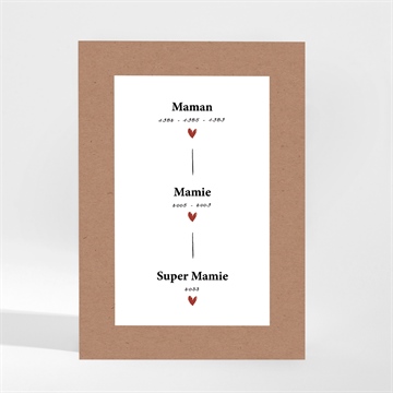 Carte annonce grossesse arrière grand-mère magnet