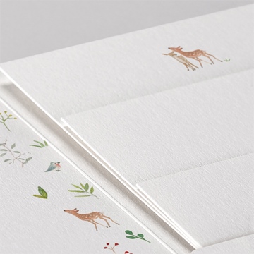 Faire-part naissance gaiement pocketfold - Détail du faire-part