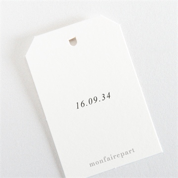 Etiquette mariage bel éclat - Dos de l'étiquette