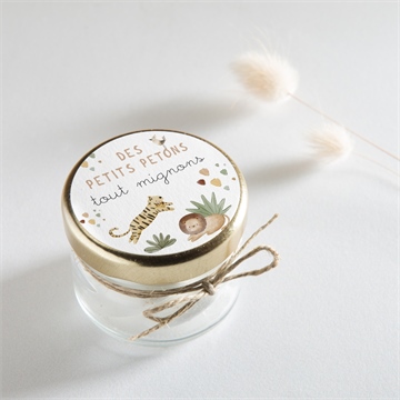 Sticker naissance ma petite savane - Mise en situation