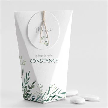 Boîte de dragées baptême adulte étui