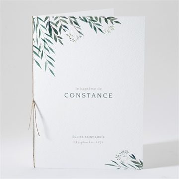 Livret de messe baptême adulte