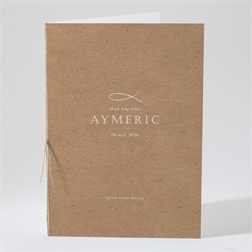 Livret de messe baptême ichthus kraft adulte